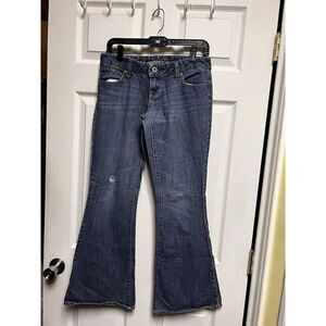 CQP American Eagle Jeans Women Size‎ 4 30x29 Real  Flare Blue Denim Small